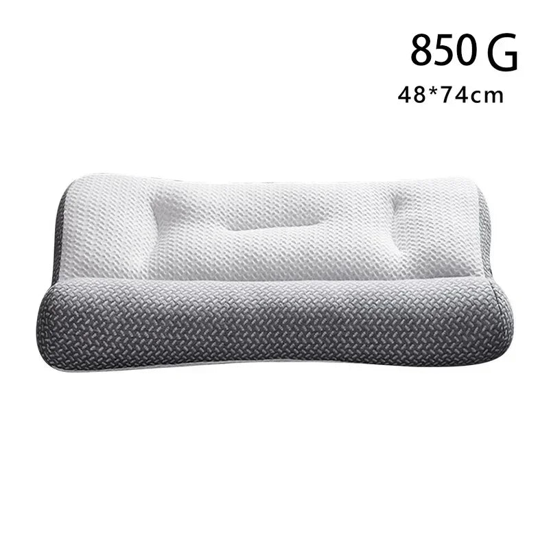 Ergonomic Orthopedic Cervical Contour Pillow for All Sleeping Positions - Neck and Shoulder Pain Relief