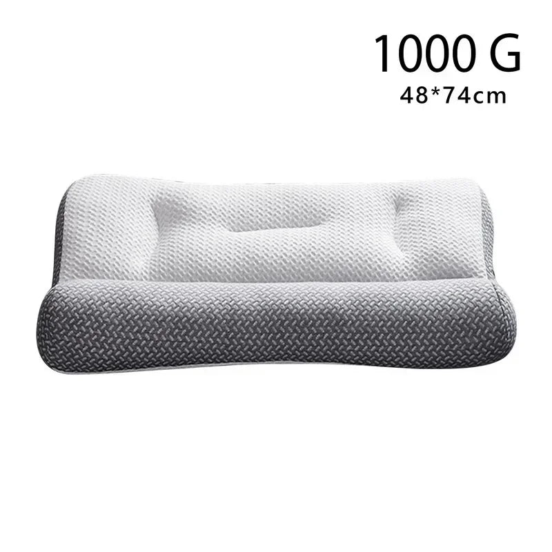 Ergonomic Orthopedic Cervical Contour Pillow for All Sleeping Positions - Neck and Shoulder Pain Relief